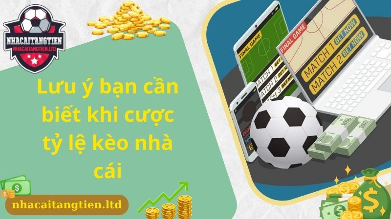 Lưu ý bạn cần biết khi cược tỷ lệ kèo nhà cái